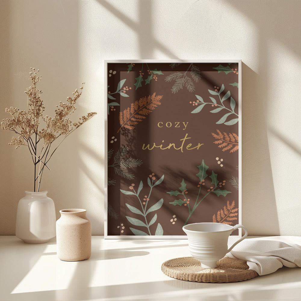 Cozy Winter - Poster / Art Print - interiör