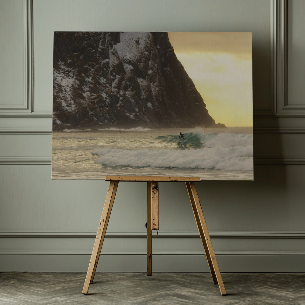 Only the ocean - Poster / Art Print - interiör