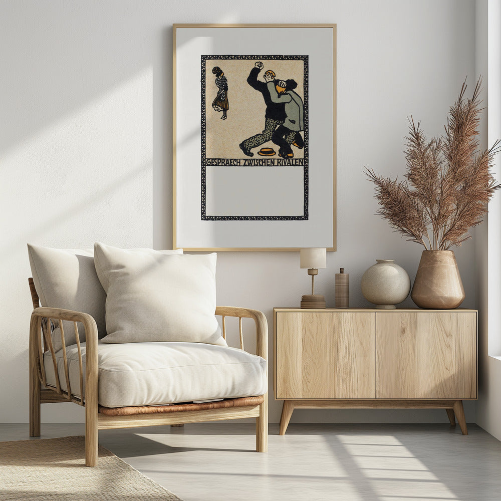 Conversation Between Rivals - Poster / Art Print - interiör