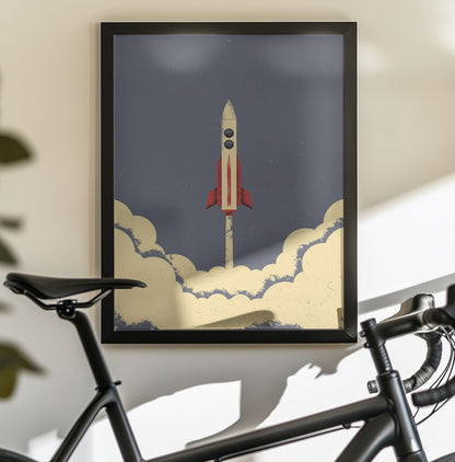 Rocket - Poster / Art Print - interiör