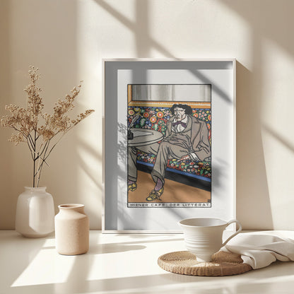 Viennese Café  the Man of Letters - Poster / Art Print - interiör
