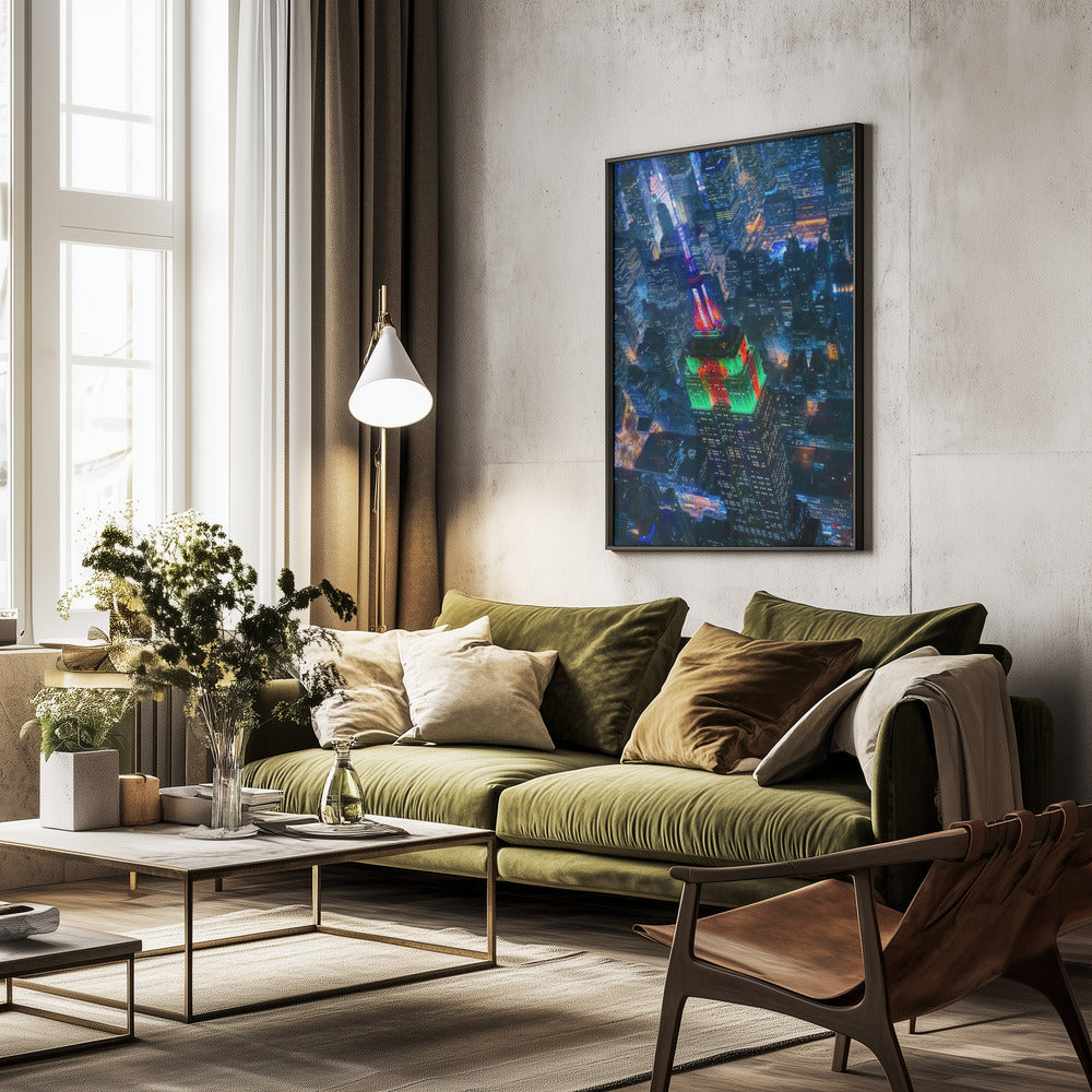 Flying NYC - Poster / Art Print - interiör