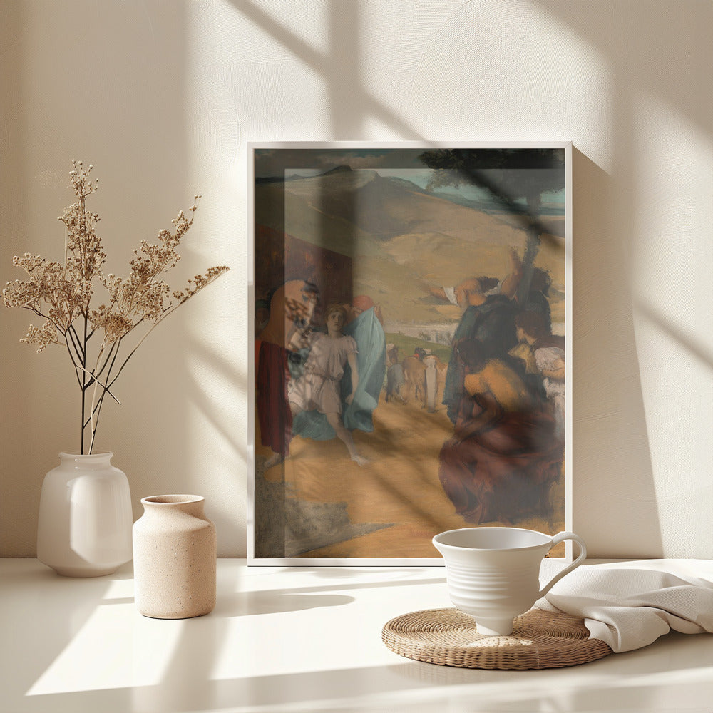 Alexander and Bucephalus No.2 - Poster / Art Print - interiör