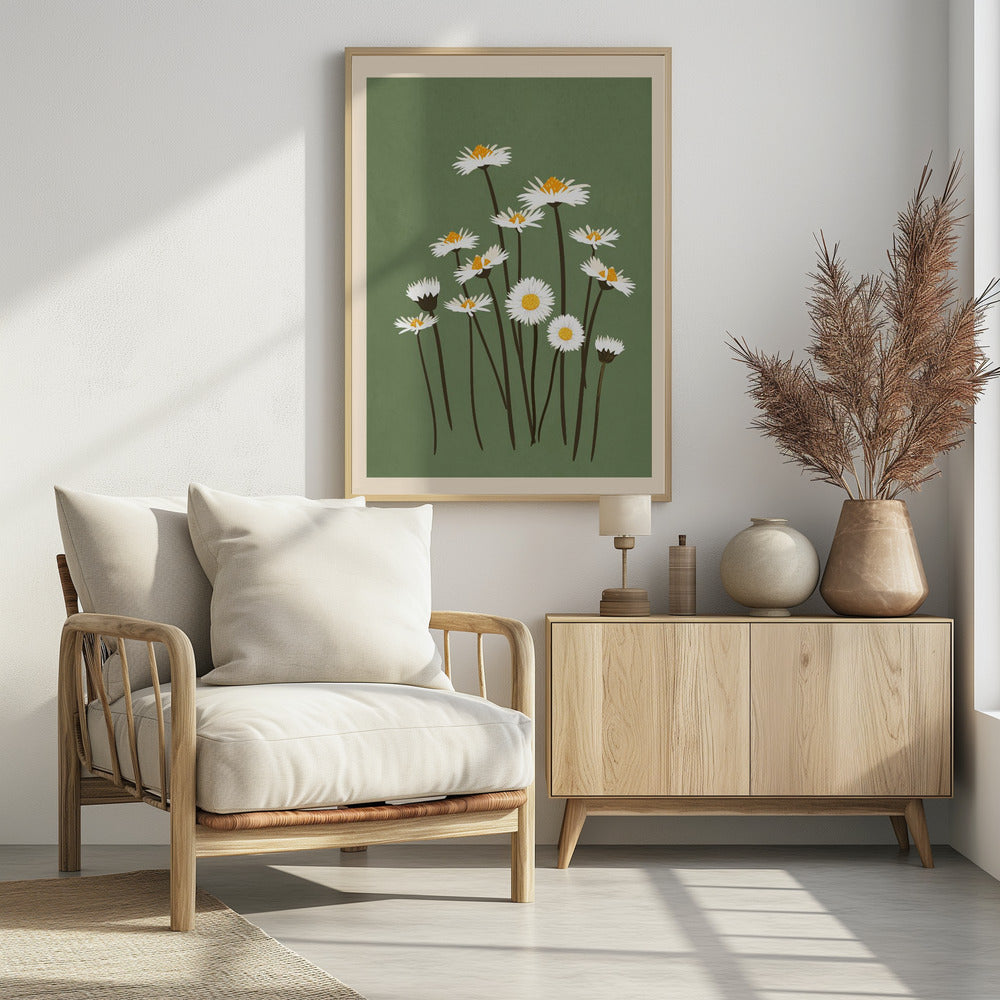 Little Flowers - Poster / Art Print - interiör