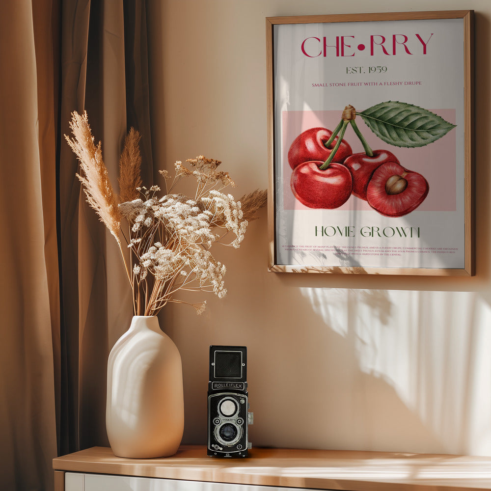 Cherry print - Poster / Art Print - interiör