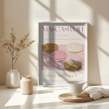 Macaron Print - Poster / Art Print - interiör