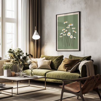 Little Flowers - Poster / Art Print - interiör