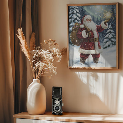 Santa Claus Magic - Poster / Art Print - interiör