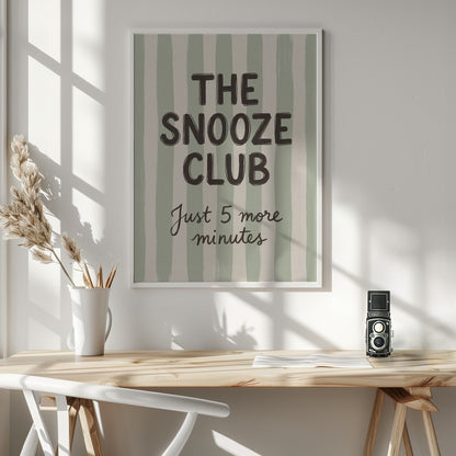 The Snooze Club - Poster / Art Print - interiör