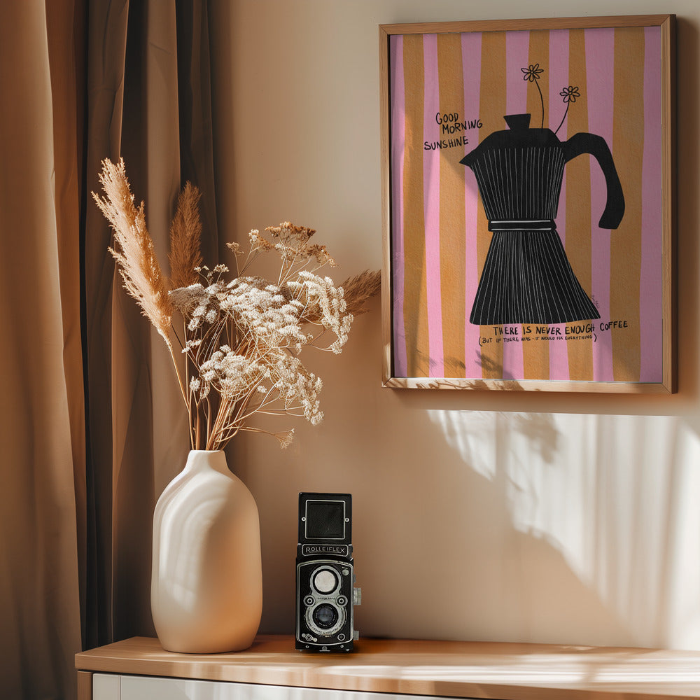Mocca Coffee Sunshine - Poster / Art Print - interiör