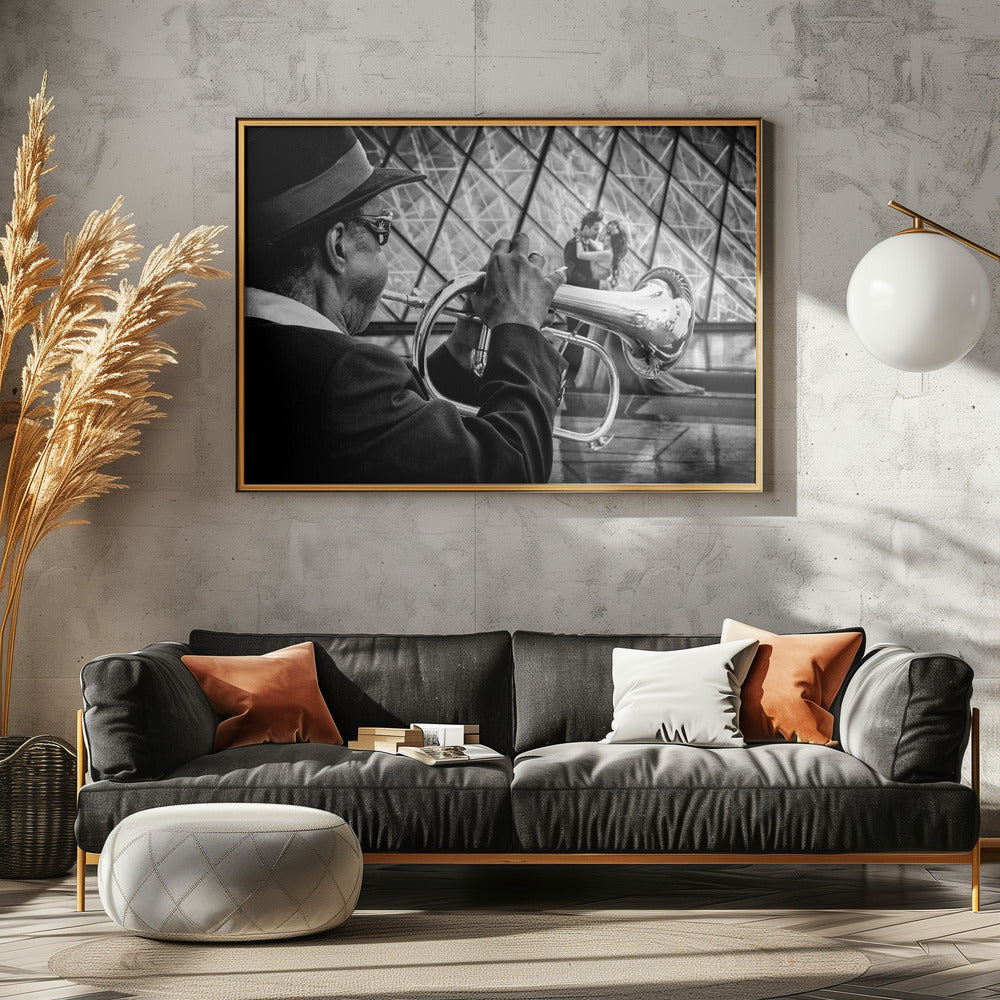 Trumpet a-go-go - Poster / Art Print - interiör