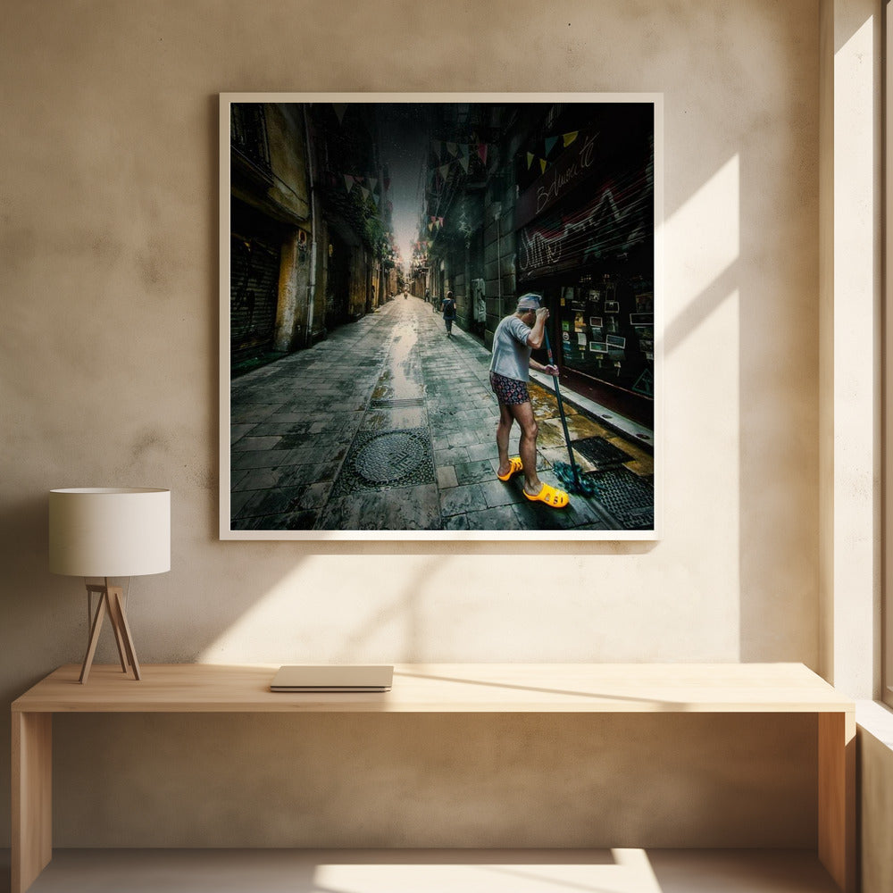 wipe away - Poster / Art Print - interiör