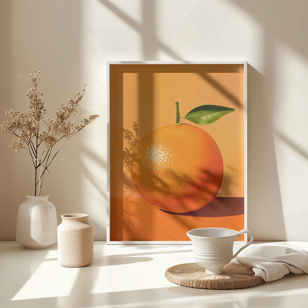 Orange - Poster / Art Print - interiör