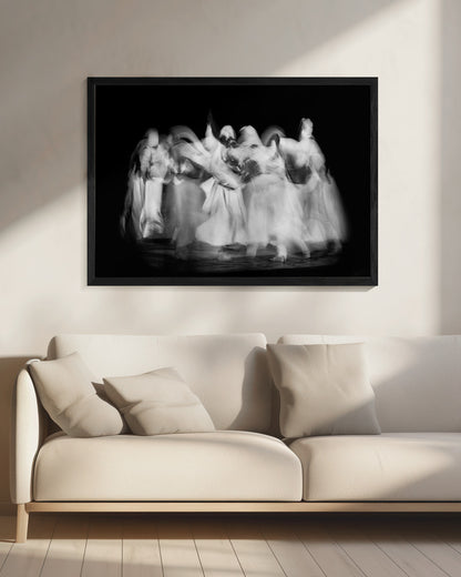Sufi Dance in Motion - Poster / Art Print - interiör