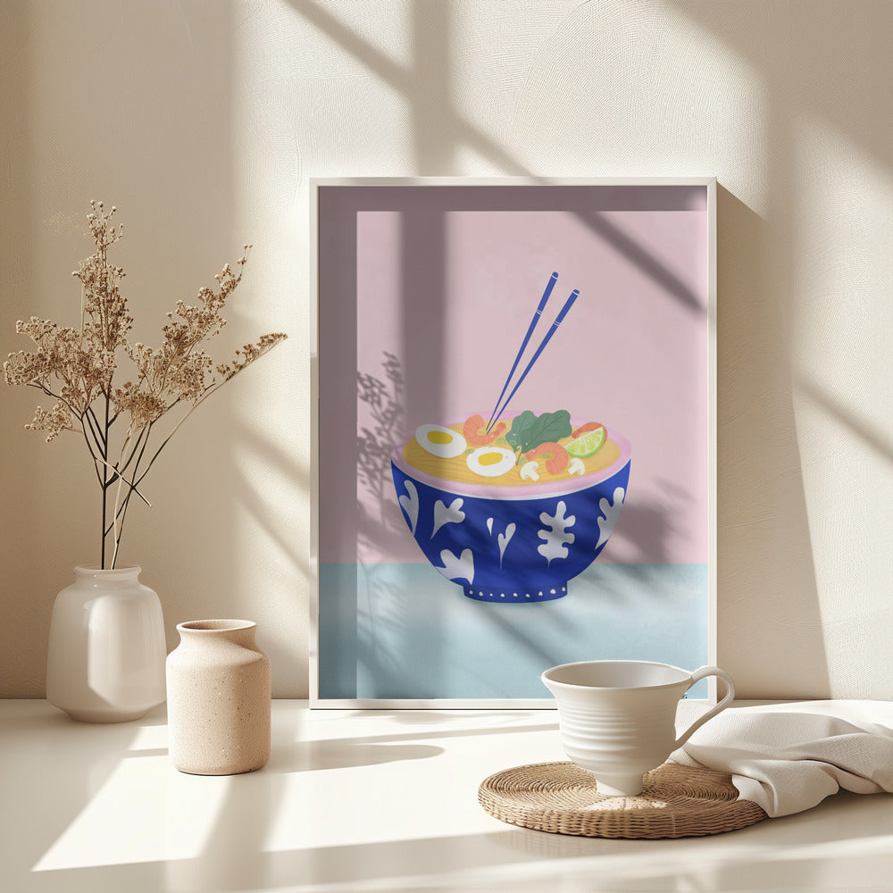 Ramen Bowl - Poster / Art Print - interiör