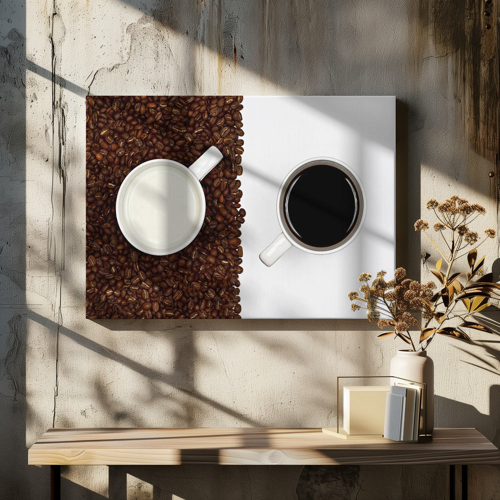 Yin / Yang - Poster / Art Print - interiör