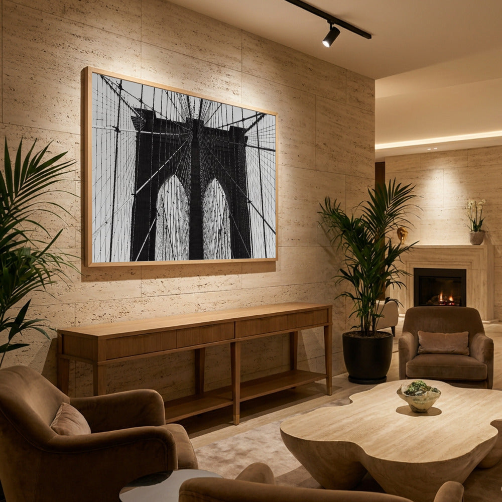 Brooklyn Bridge - Poster / Art Print - interiör