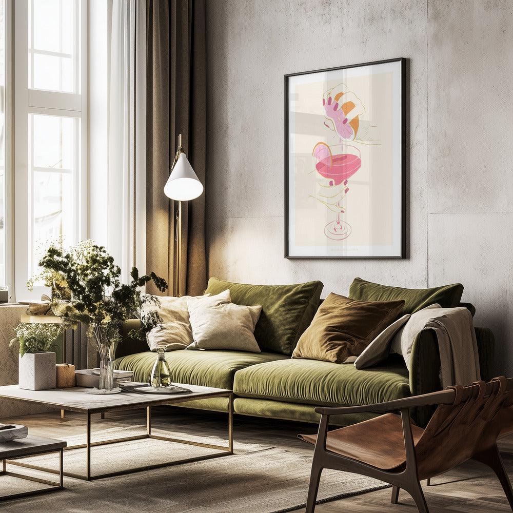 Jlr Cocktail - Poster / Art Print - interiör