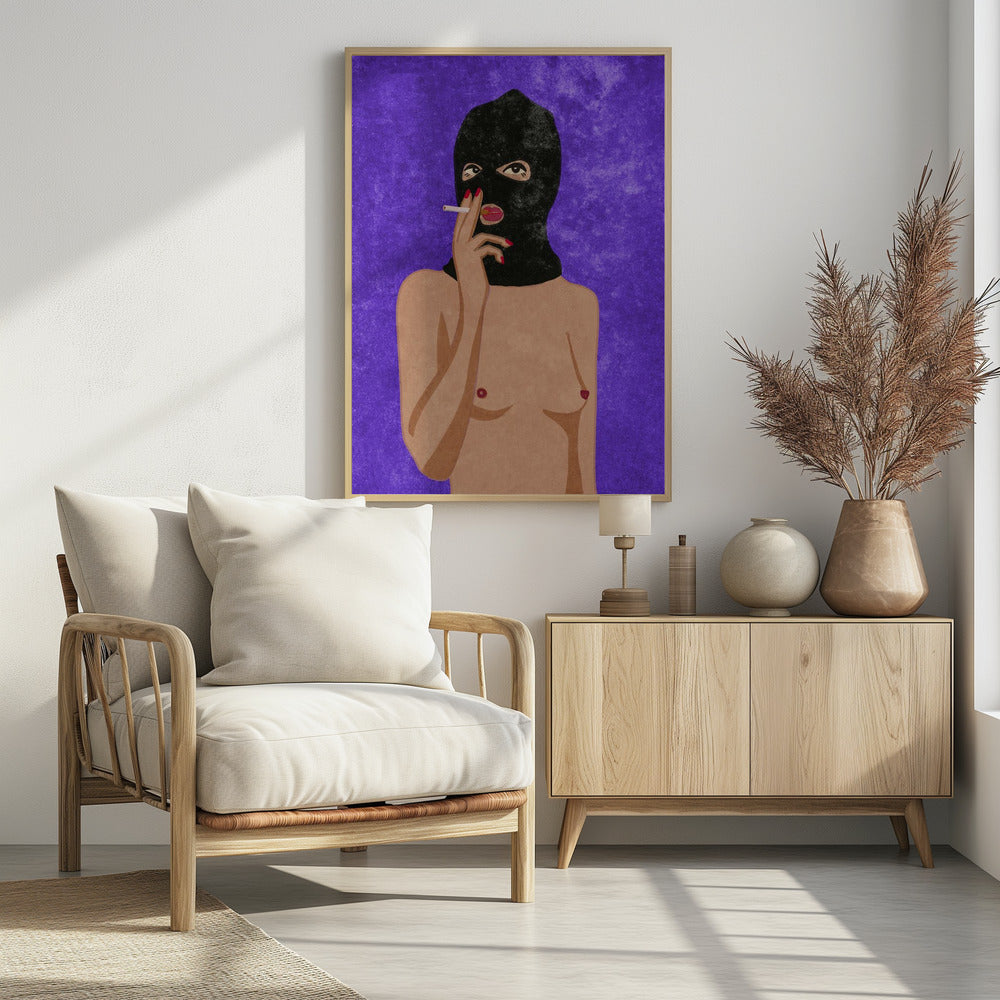 My Body is not a Crime - Poster / Art Print - interiör