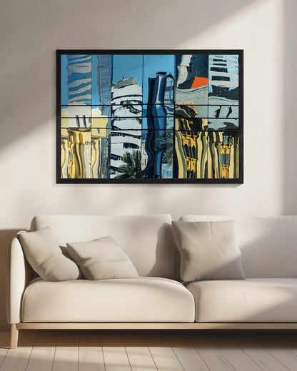 Reflections in glass - Dubai - Poster / Art Print - interiör