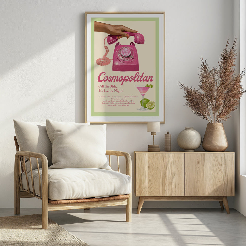 Jlr Cocktails Cosmopolitan - Poster / Art Print - interiör