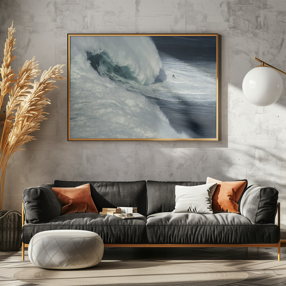 Nazaré North Canyon - Poster / Art Print - interiör