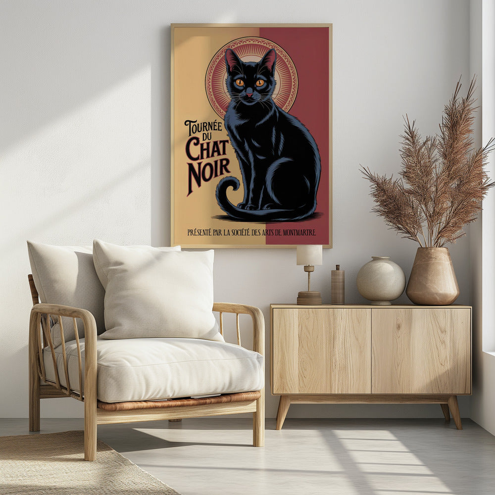 Chat Noir - Poster / Art Print - interiör
