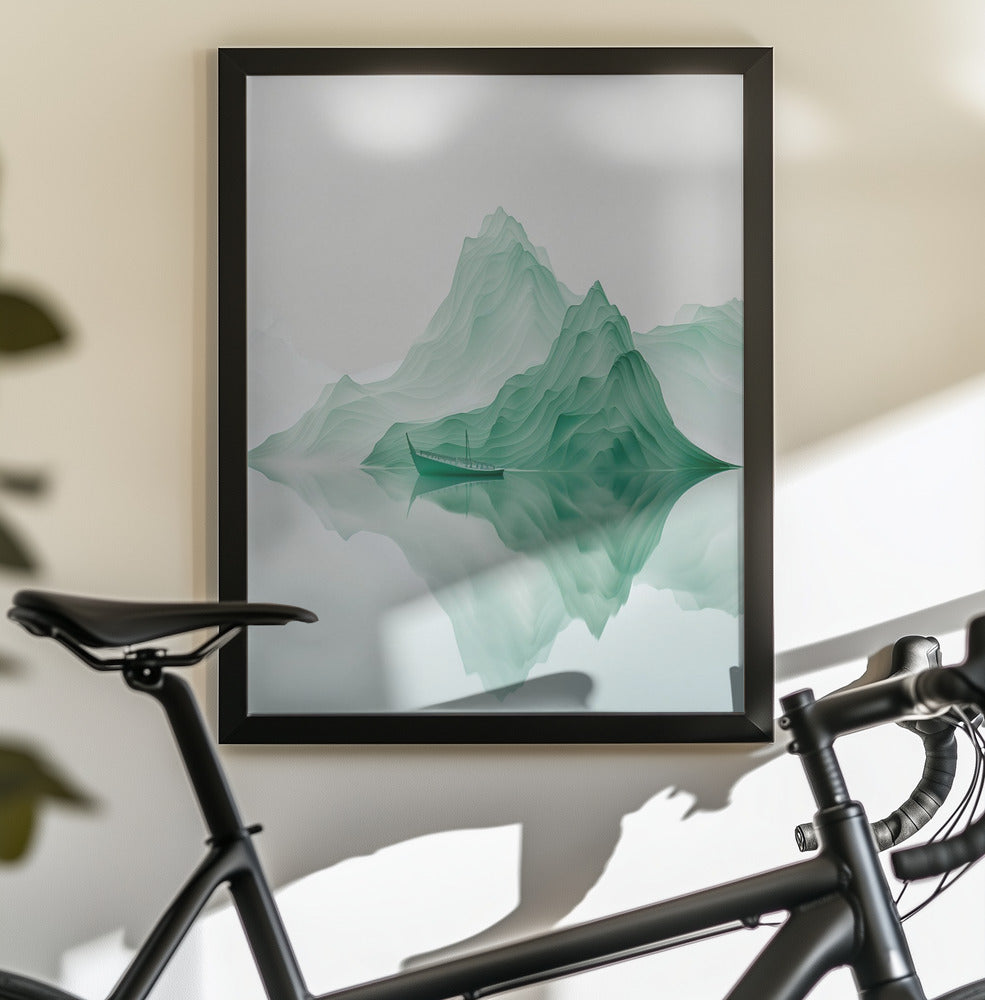 In Calm Waters - Poster / Art Print - interiör