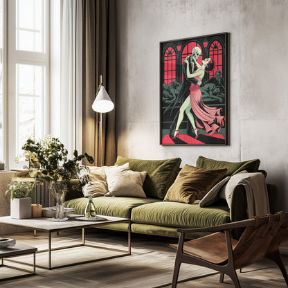 A Dance With Death - Poster / Art Print - interiör
