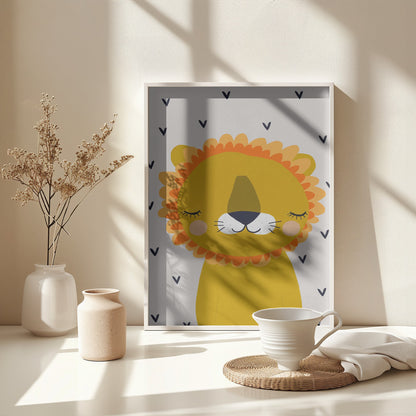 Little Lion - Poster / Art Print - interiör