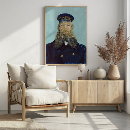 Vincent Van Gogh's Portrait of Postman Roulin (1888) - Poster / Art Print - interiör