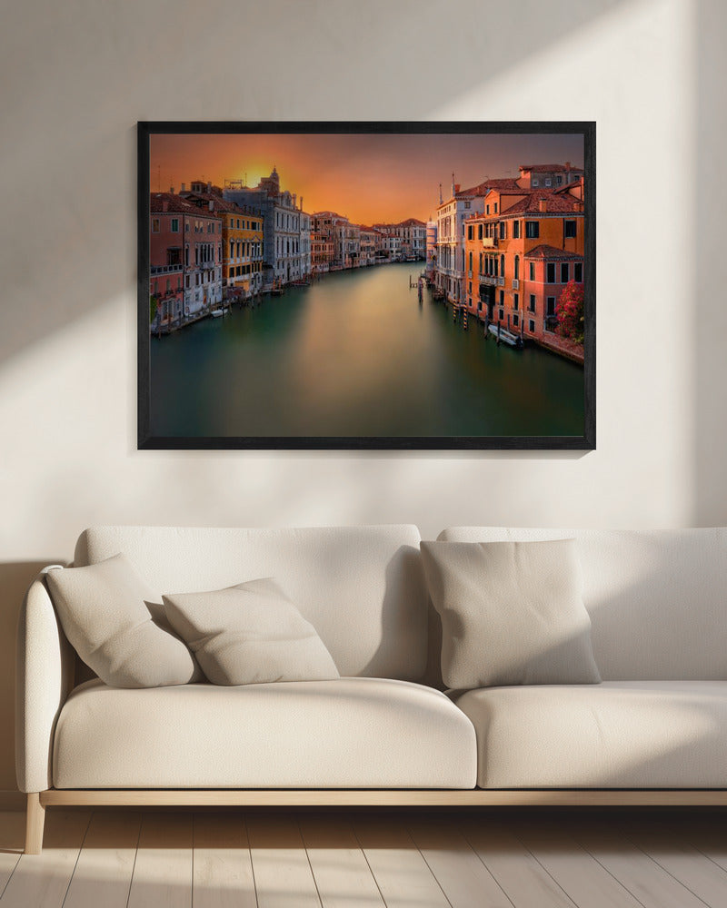 Sunset in Venice - Poster / Art Print - interiör