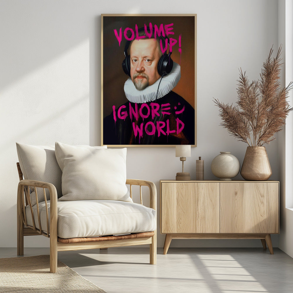 Volume Up - Poster / Art Print - interiör