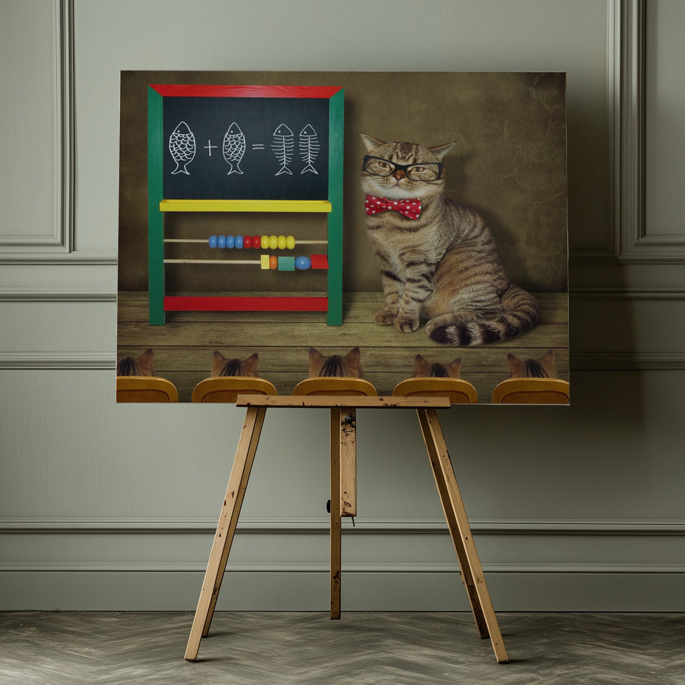 Math lesson... - Poster / Art Print - interiör