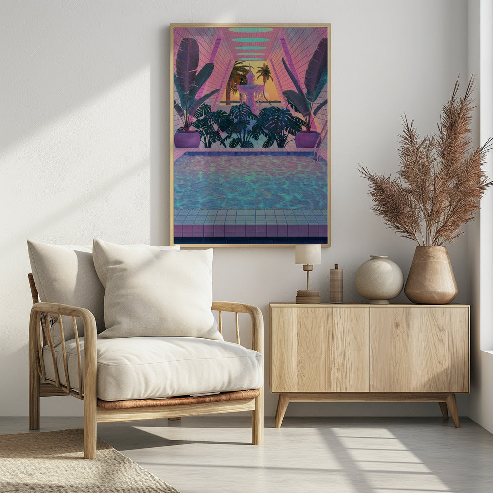 Vapor Pool - Poster / Art Print - interiör