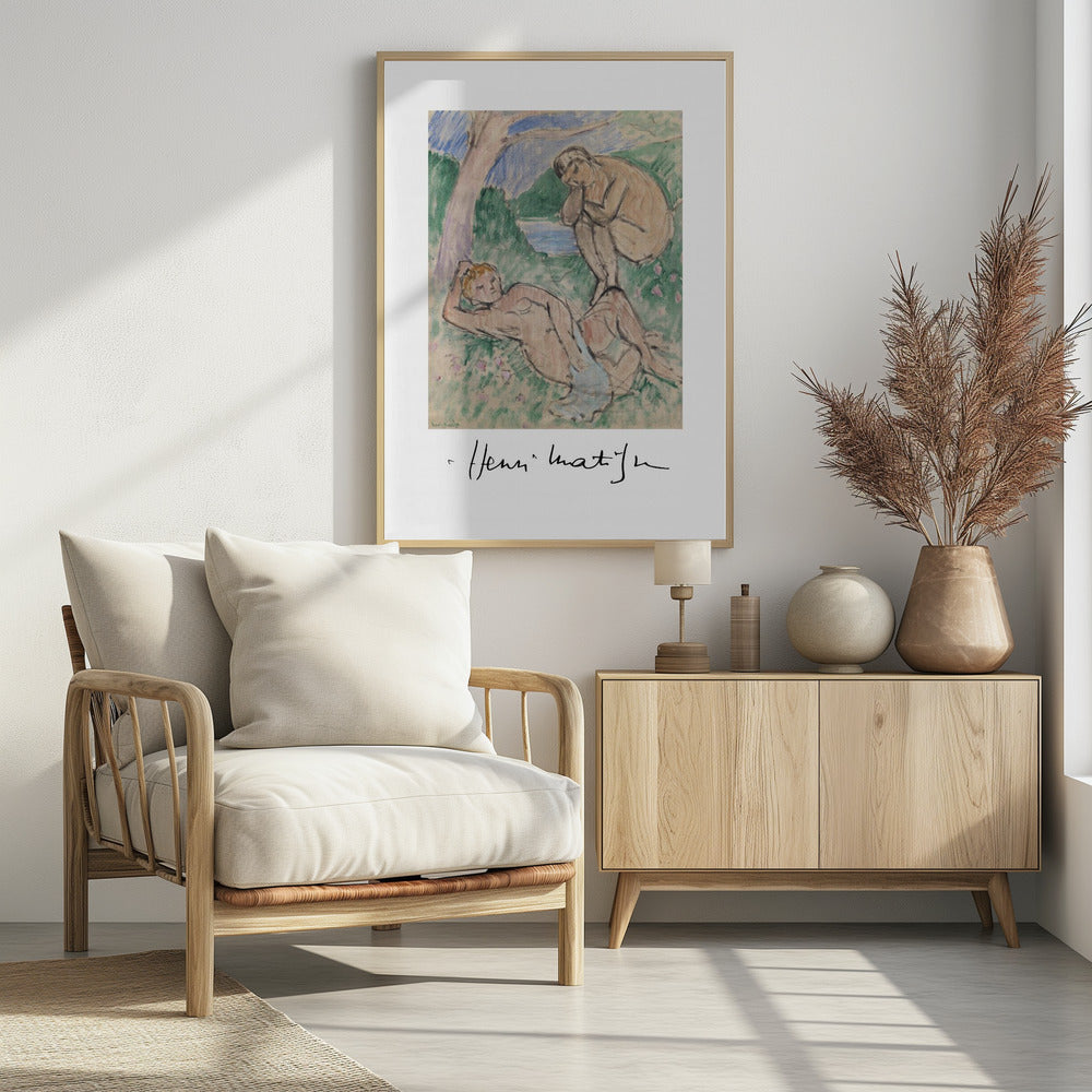 Baigneurs - Poster / Art Print - interiör