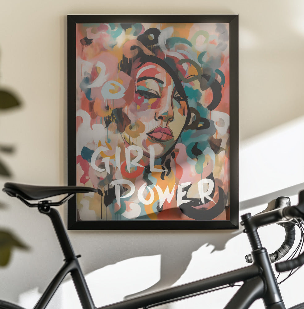 Girl Power - Poster / Art Print - interiör