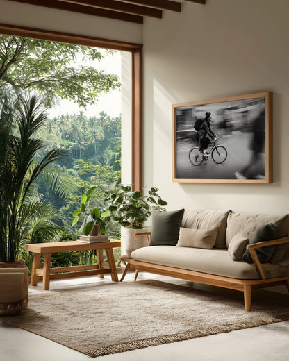 World in motion - Poster / Art Print - interiör