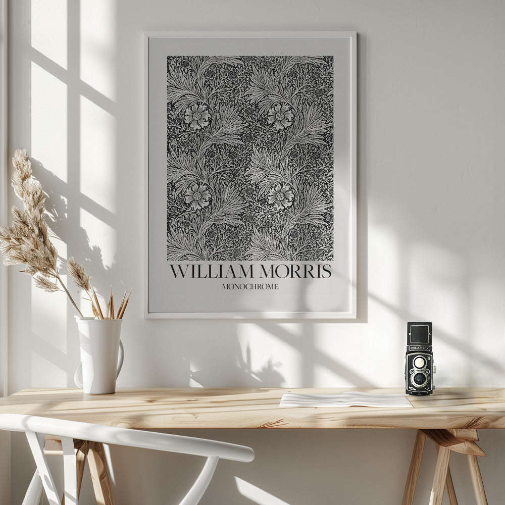 Marigold Monochrome - Poster / Art Print - interiör