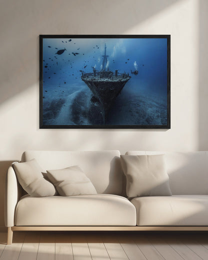 Hai Siang Wreck - Poster / Art Print - interiör