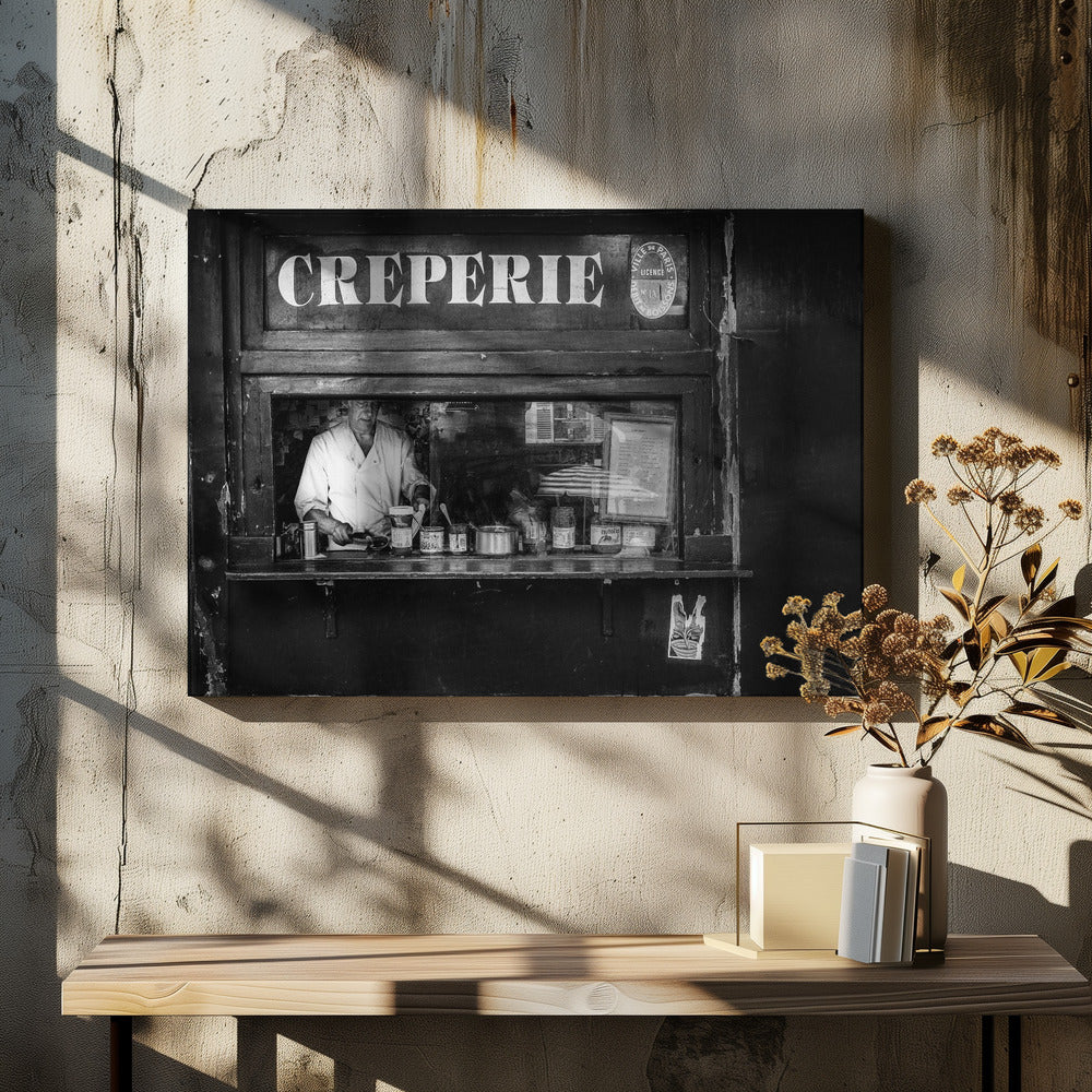 Creperie Montmartre - Poster / Art Print - interiör