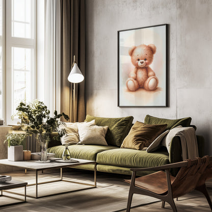 Teddy bear - Poster / Art Print - interiör