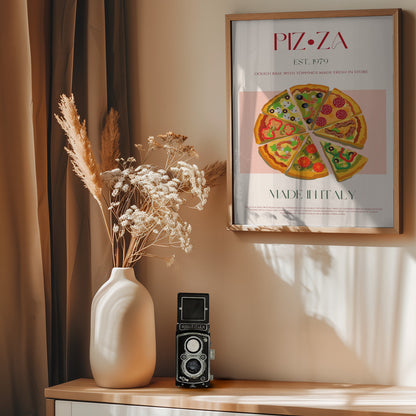 Pizza - Poster / Art Print - interiör