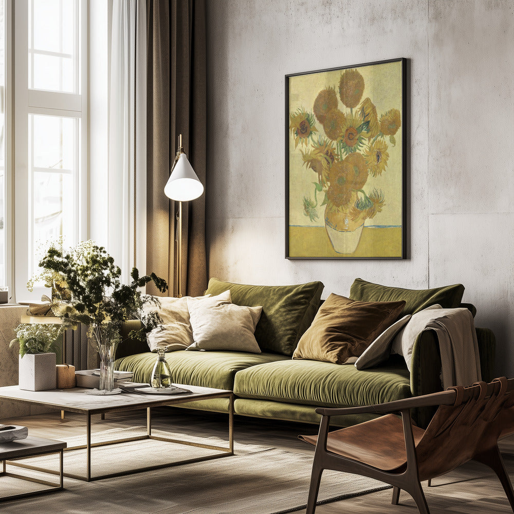 Sunflowers - Poster / Art Print - interiör