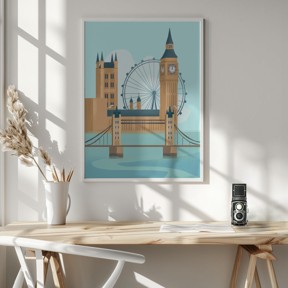 London (2) - Poster / Art Print - interiör