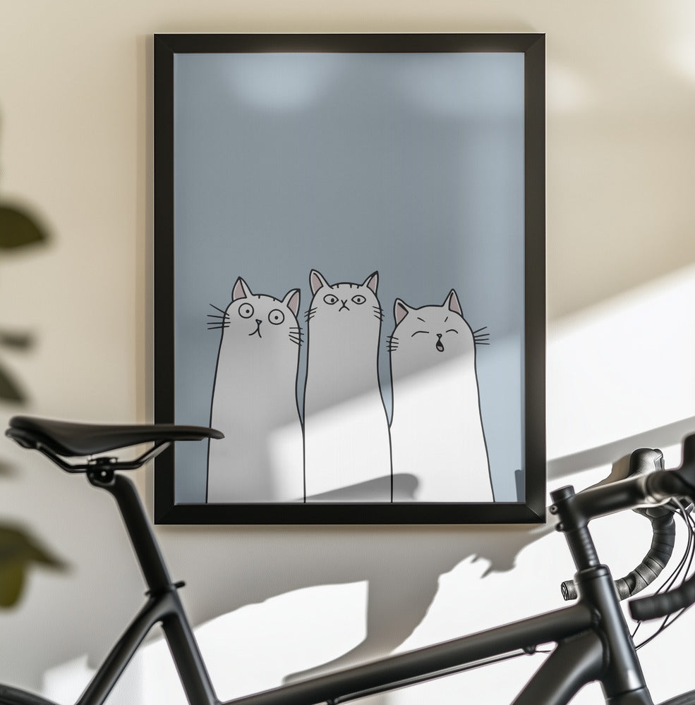The Cats - Poster / Art Print - interiör