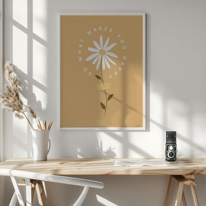 Daisy - Poster / Art Print - interiör