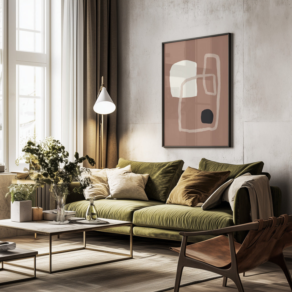 Feel Something - Poster / Art Print - interiör