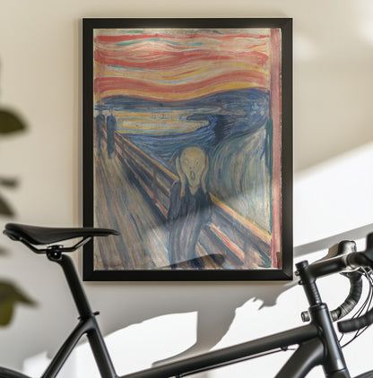 Skriet - The Scream - Poster / Art Print - interiör