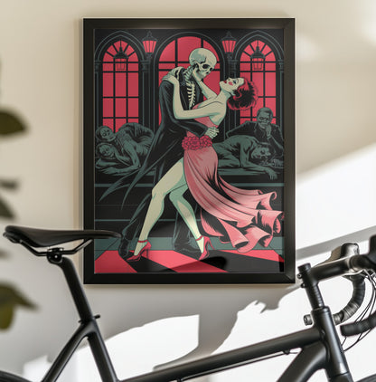 A Dance With Death - Poster / Art Print - interiör